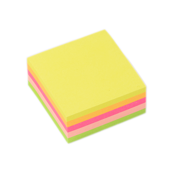 Office Depot 51x51 mm öntapadós neon jegyzettömb