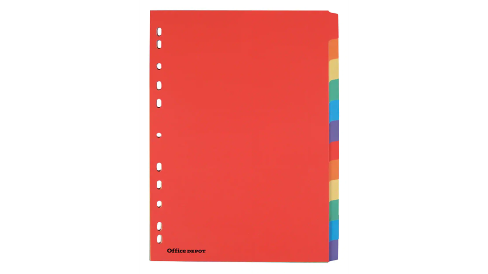 Office Depot A4 12 részes karton elválasztólap