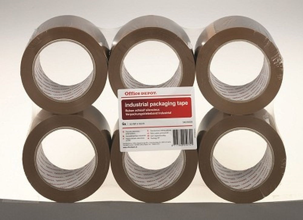 Office Depot 48mmx100m ipari 6db-os barna csomagzáró szalag