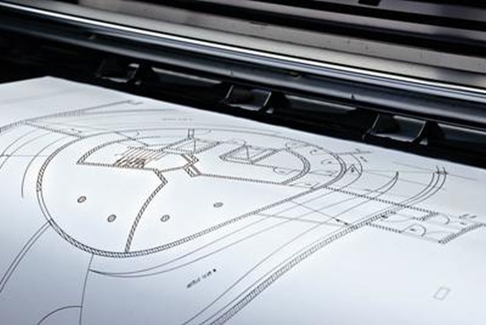 Office Depot 61cmx50m 80g fekete-fehér plotterpapír