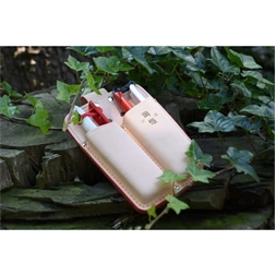 Okatsune 109 olló és szerszámok számára kétrekeszes bőrtok