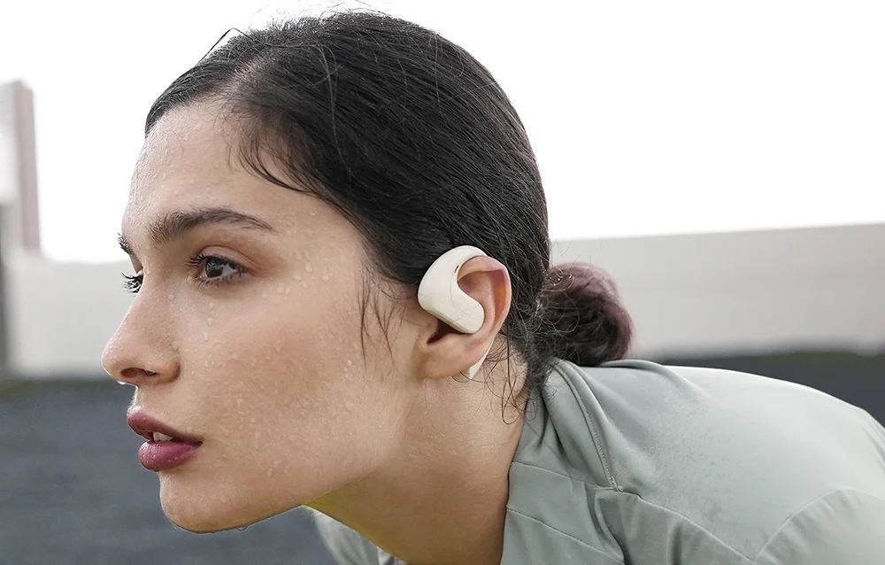 OneOdio OpenRock S True Wireless Bluetooth krém fülhallgató