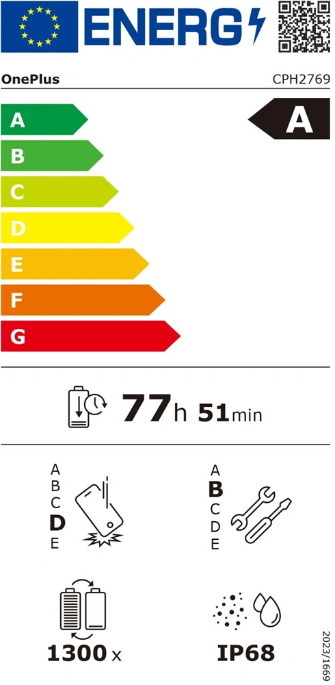 OnePlus 15R 6,83" 5G 12/256GB DualSIM fekete okostelefon