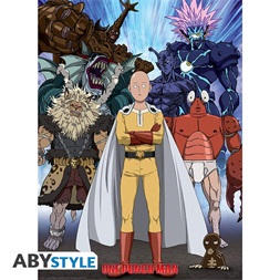 One Punch Man "Saitama vs Villains" 52x38 cm poszter