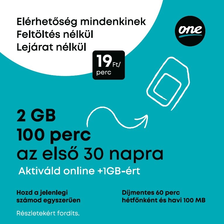 One Tuti Feltöltőkártyás csomag