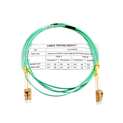 Optic 2m LC/UPC - LC/UPC MM 50/125 OM3 LSOH DLX Optikai Patch kábel