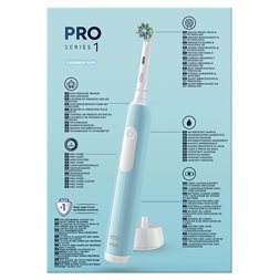 Oral-B PRO1 Caribeean Blue X-Clean elektromos fogkefe tokkal