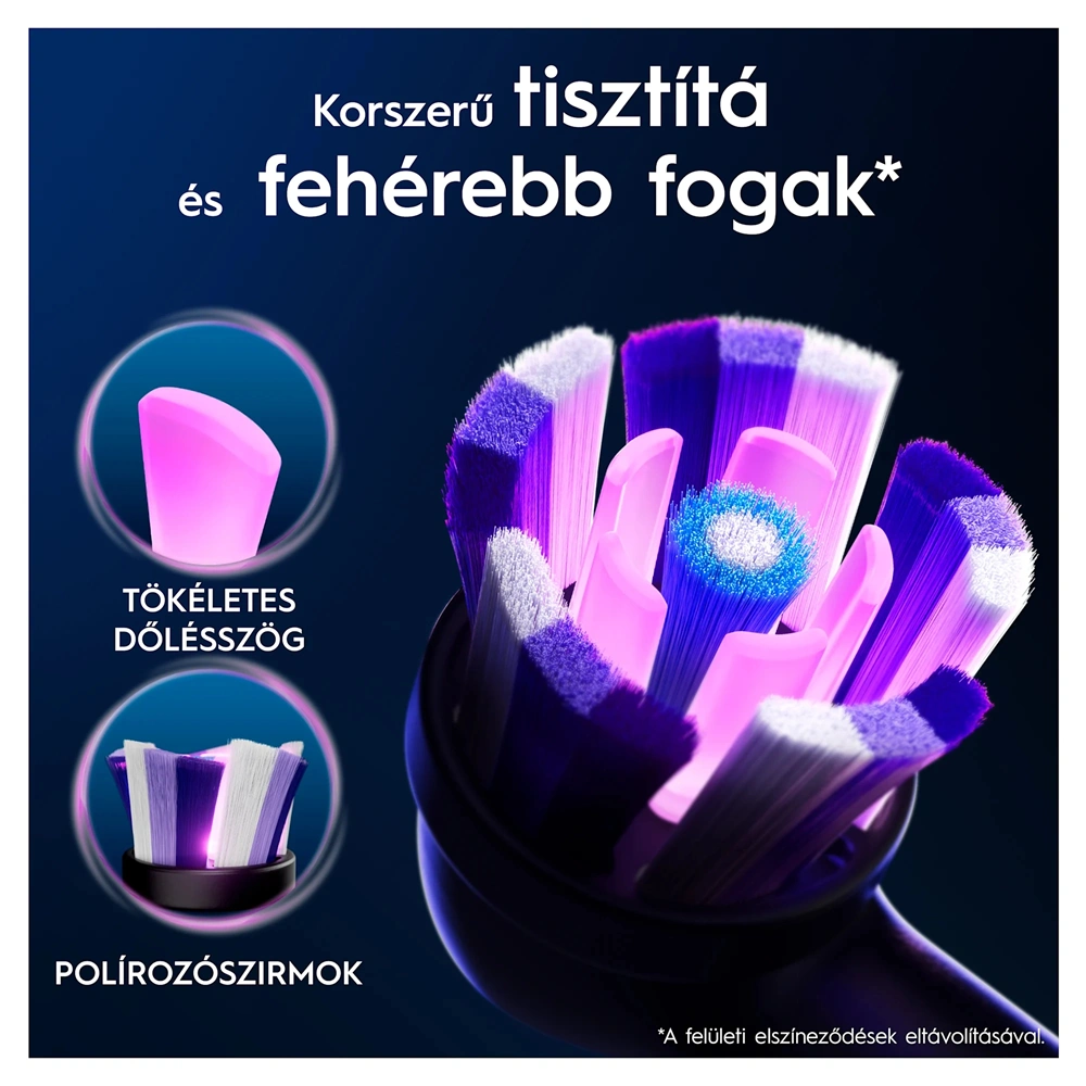 Oral-B iO Radiant White 4 db-os RB fogkefefej szett - új