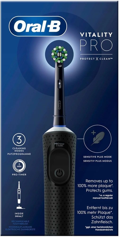 Oral-B D103 Vitality fekete elektromos fogkefe