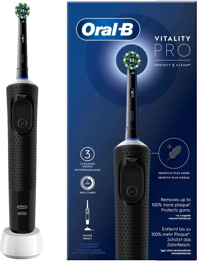 Oral-B D103 Vitality fekete elektromos fogkefe