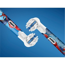 Oral-B EB10-4 Spiderman gyerek 4 db-os elektromos fogkefe pótfej szett