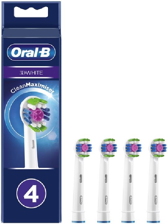 Oral-B EB18-4 3D White 4 db-os elektromos fogkefe pótfej szett