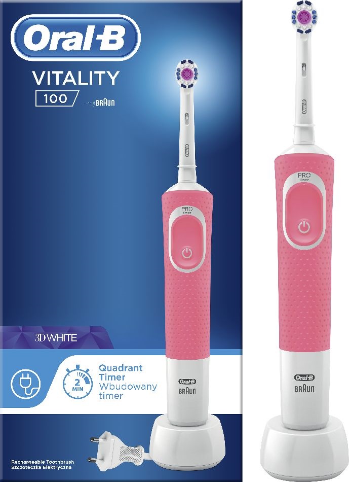 Oral-B Vitality 100 rózsaszín elektromos fogkefe