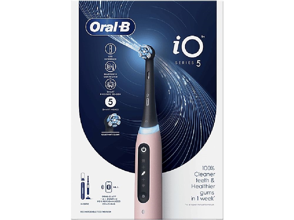 Oral-B iO series 5 Pink elektromos fogkefe