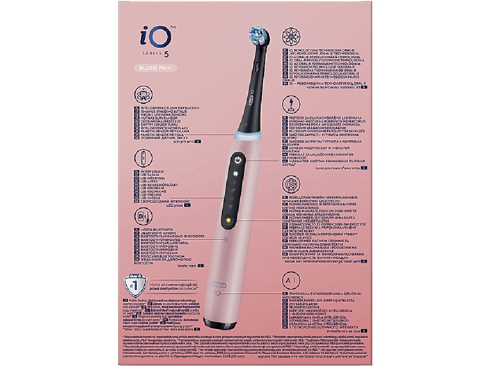 Oral-B iO series 5 Pink elektromos fogkefe