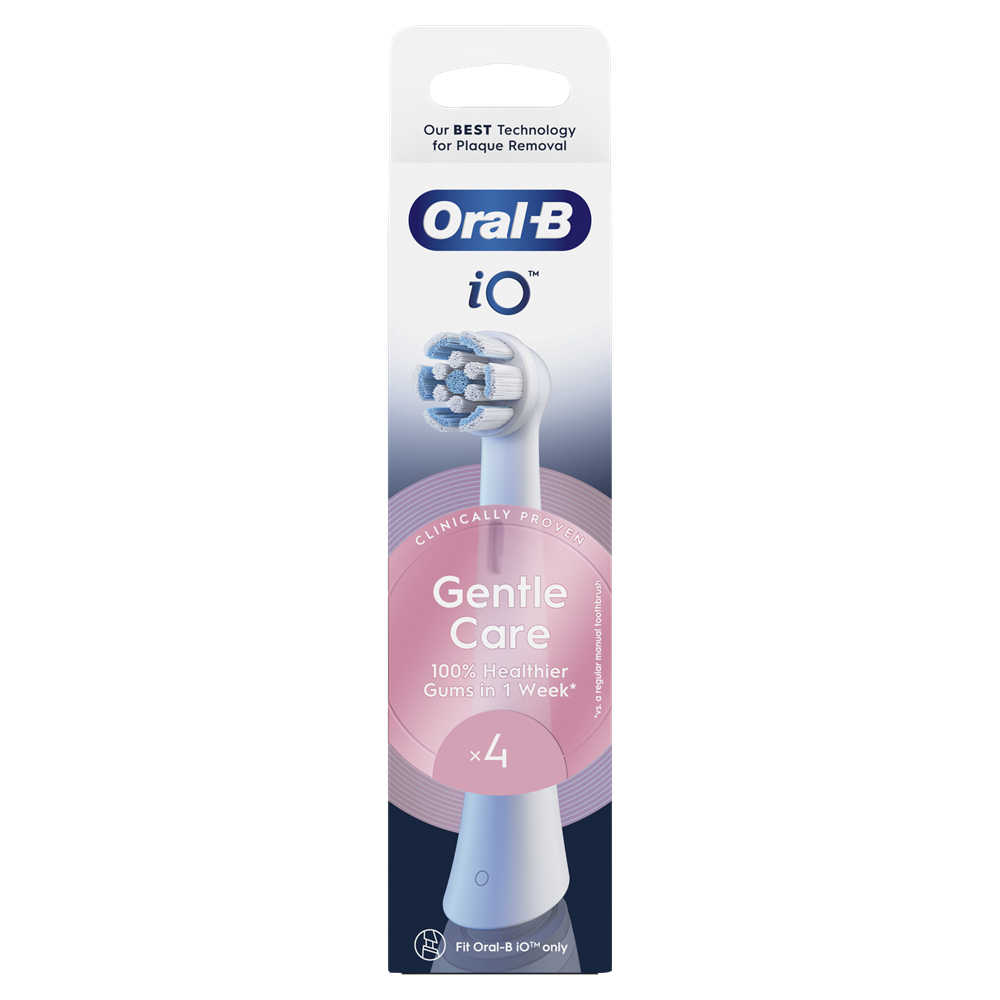Oral-B iO Gentle Care White 4 db-os RB fogkefefej szett - új
