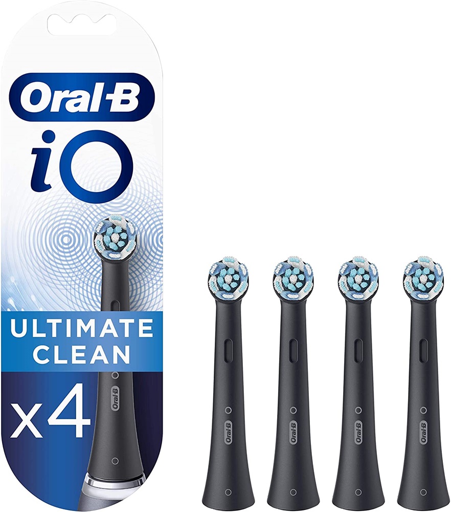 Oral-B iO Ultimate Clean 4 db-os fekete fogkefefej szett