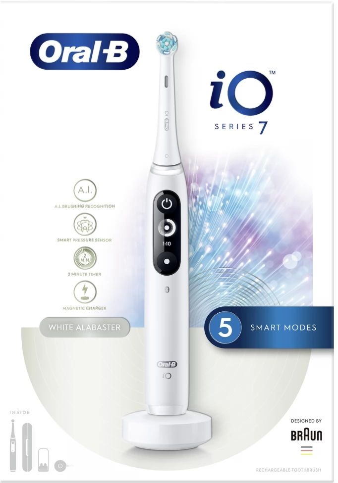 Oral-B iO series 7 fehér elektromos fogkefe