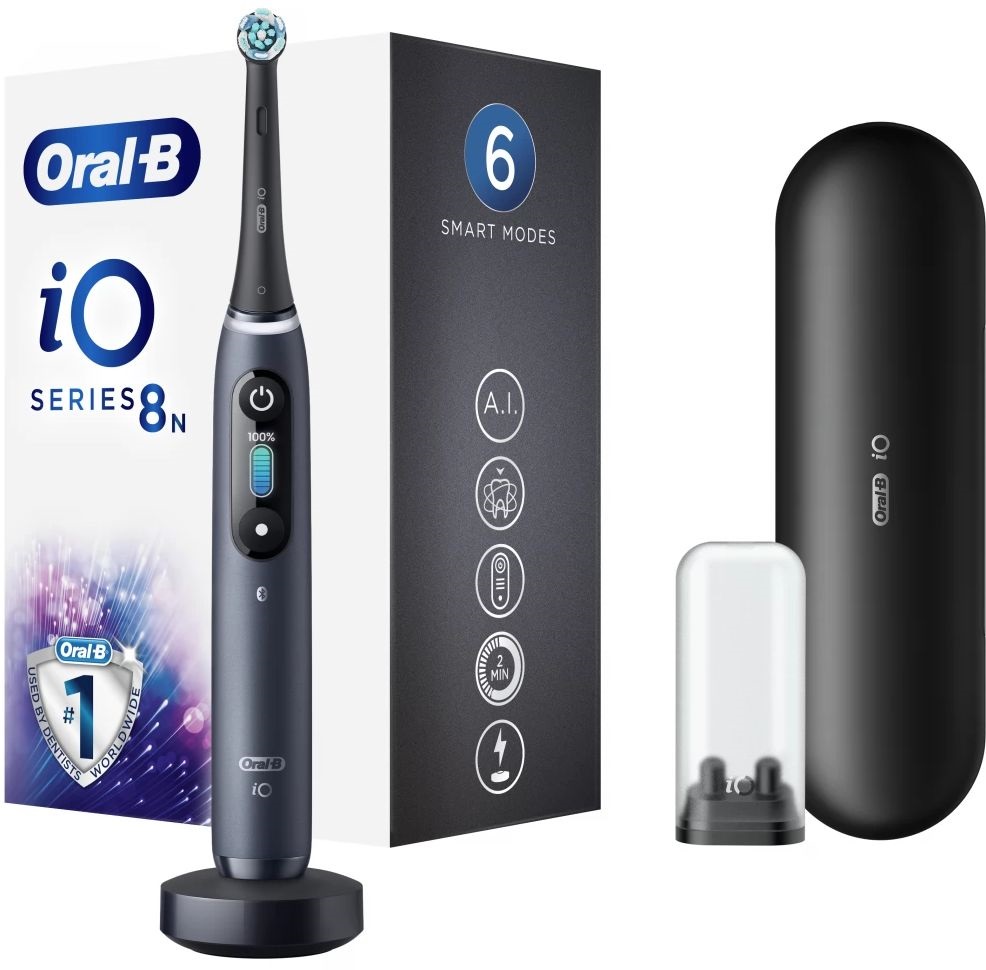 Oral-B iO series 8 fekete elektromos fogkefe