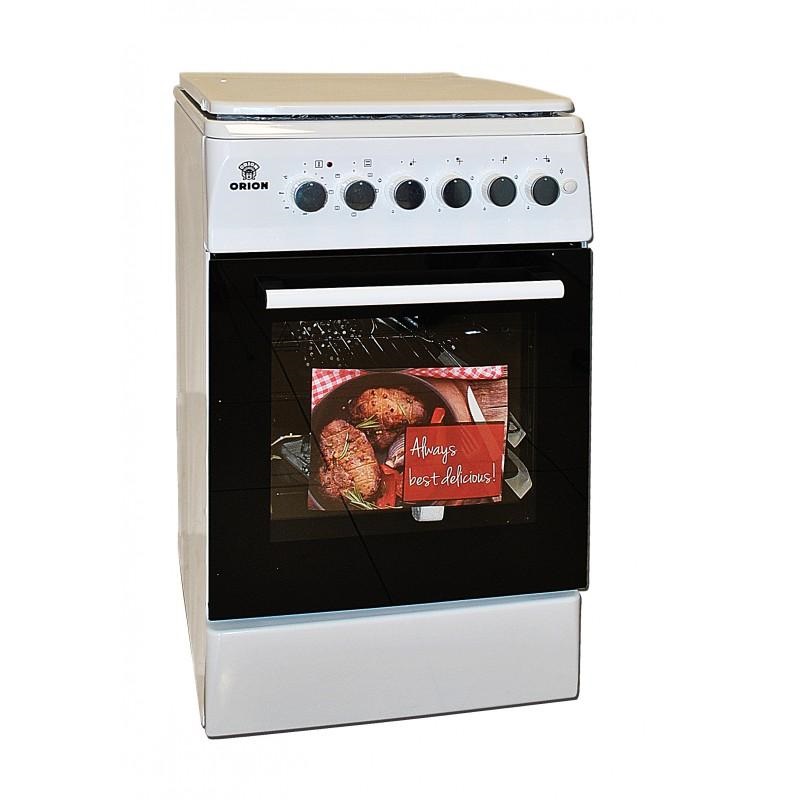 Orion FKO-501TFW fehér, szabadonálló, gáz, kombinált, főzőzóna: 4, sütő:47L, grill, tűzhely