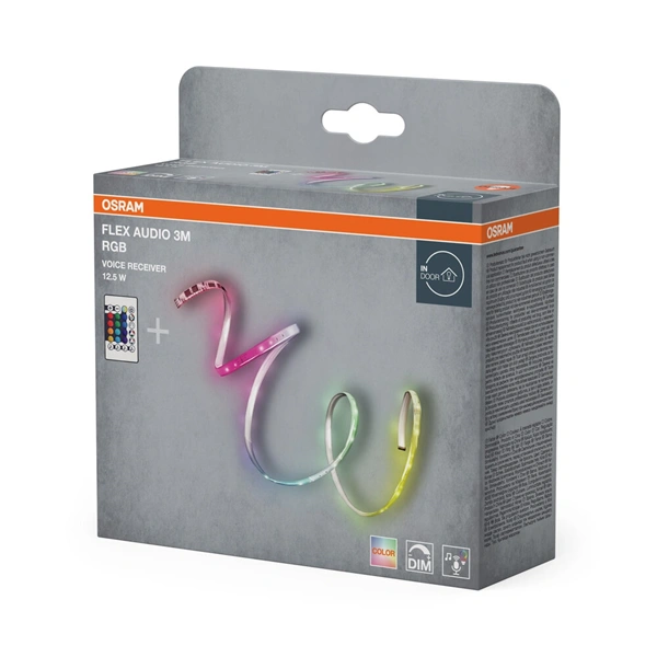 Osram  3M RGBW hangra reagáló LED szalag
