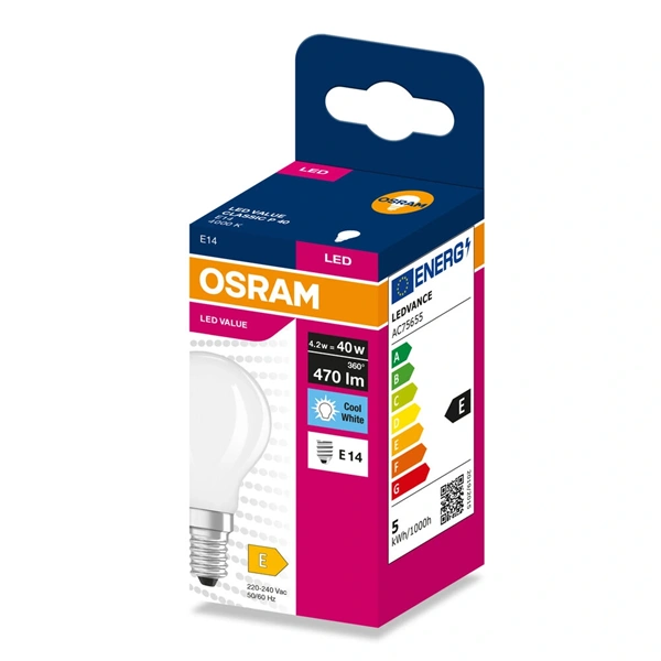 Osram CLP40 4,2W/230V GLFR E14 LED fényforrás