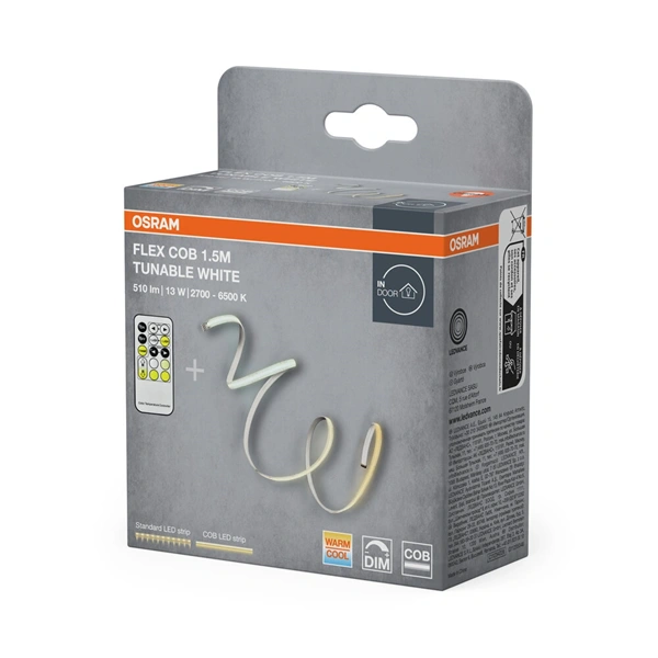 Osram COB 1,5M dimm, távirányítós LED szalag