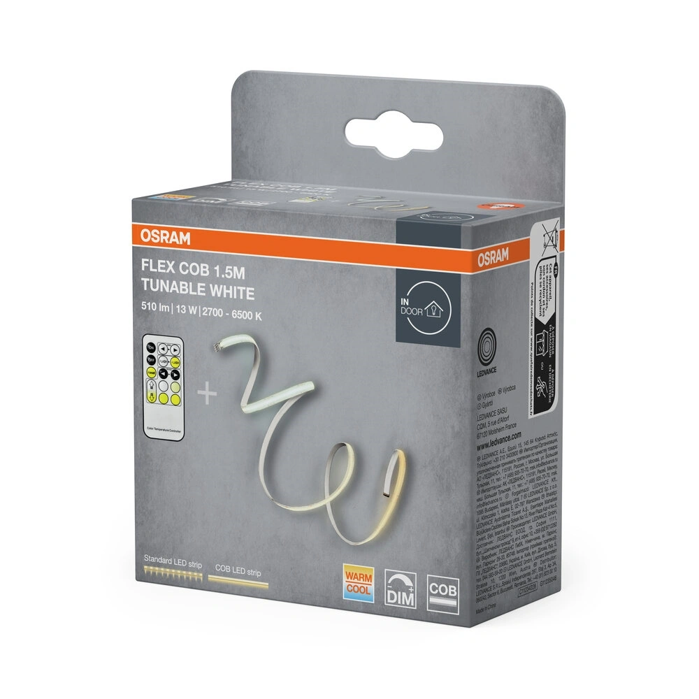 Osram COB 1,5M dimm, távirányítós LED szalag