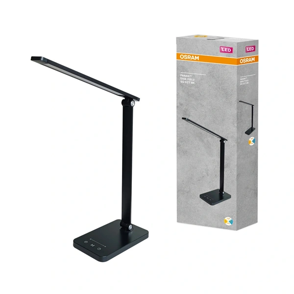 Osram FOLD fekete 6,5W CCT asztali lámpa