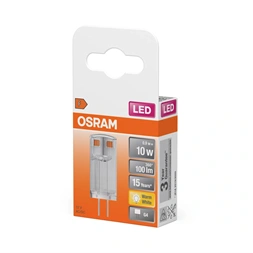 Osram LED PIN 10 320° 0.9W 827 Clear G4 LED fényforrás