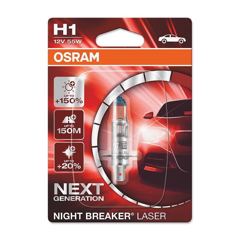 Osram Night Breaker Laser 64150NL-01B H1/12V/55W fényszóró