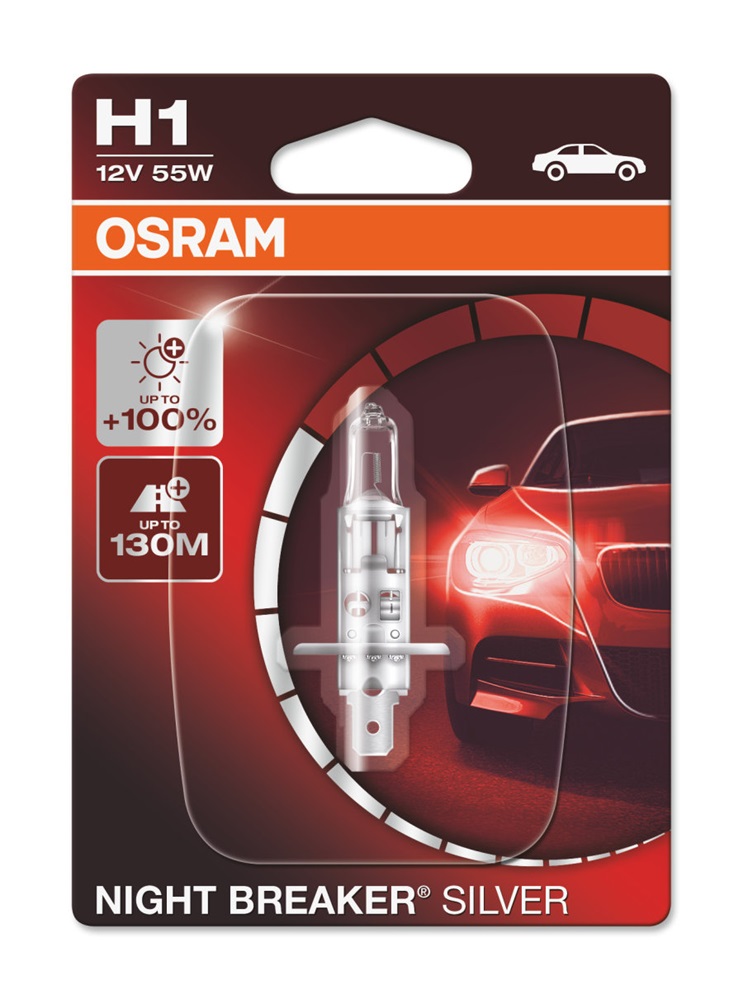 Osram Night Breaker Silver 64150NBS-01B H1/12V/55W fényszóró
