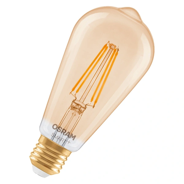 Osram SMART+ MATTER Classic Edison ST64 H53W, dimm, 6W, 2400K, E27 fényforrás