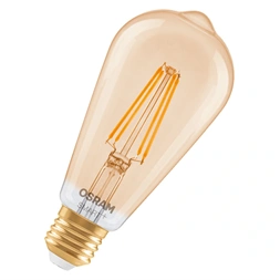 Osram SMART+ MATTER Classic Edison ST64 H53W, dimm, 6W, 2400K, E27 fényforrás