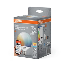 Osram SMART+ MATTER G95, H100W 2700K, állíth.színhőm. matt, E27 fényforrás