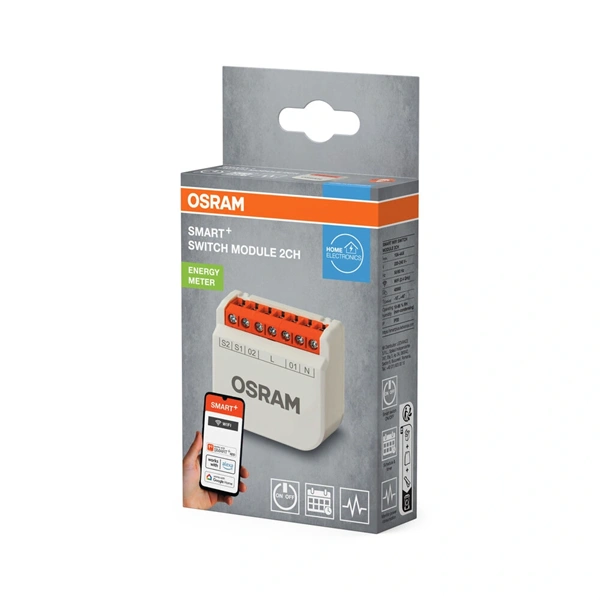 Osram Smart+ Wifi 2CH okos kapcsolómodul