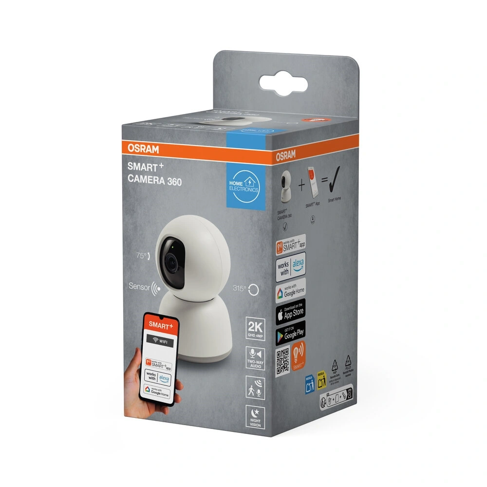 Osram Smart+ Wifi okos kamera 360° látószöggel