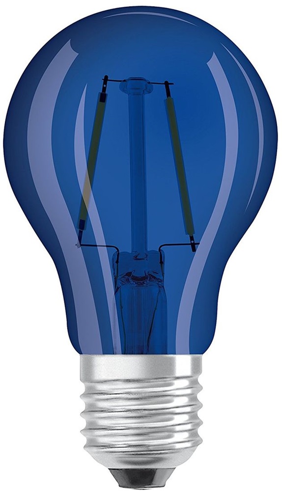 Osram Star üveg búra/2,5W/10lm/3000K/E27/kék LED körte izzó