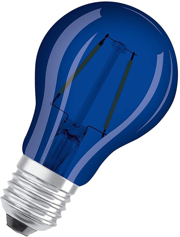 Osram Star üveg búra/2,5W/10lm/3000K/E27/kék LED körte izzó