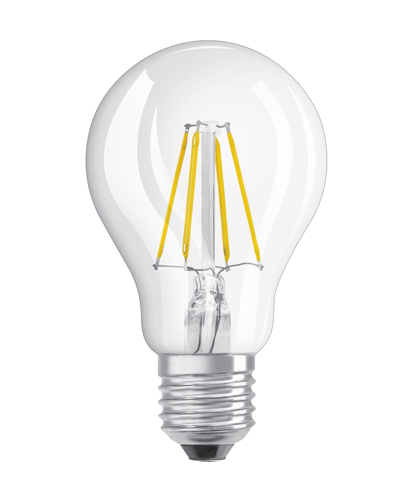 Osram Star átlátszó üveg búra/4W/470lm/2700K/E27 LED körte izzó