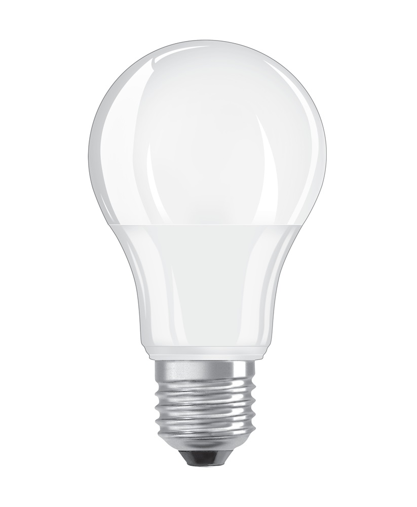 Osram Star+ matt műanyag búra/6W/470lm/2700K/E27/fényérzékelős LED körte izzó