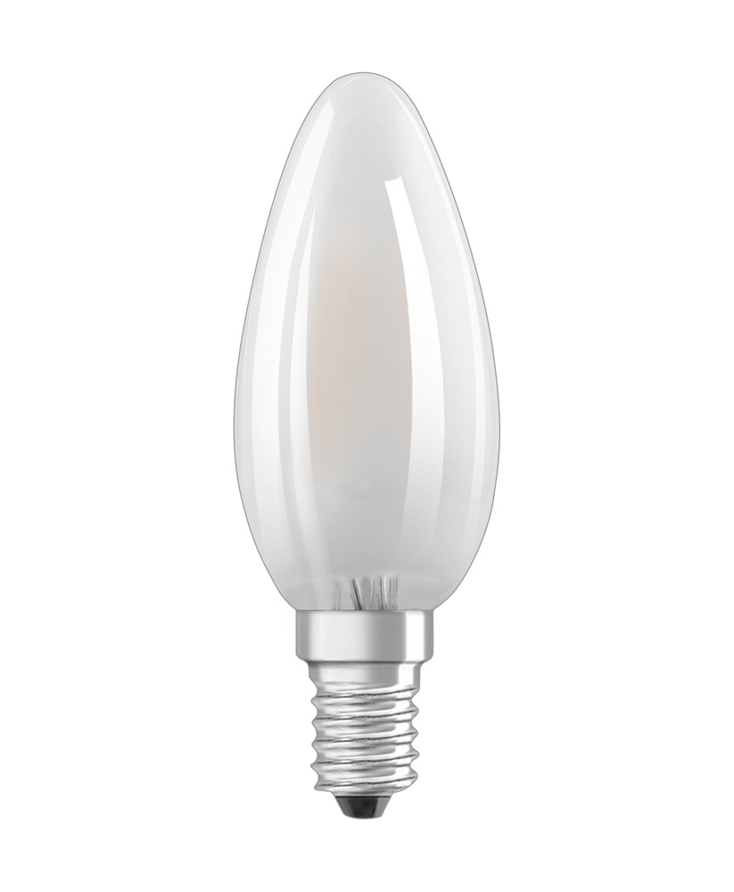 Osram Star opál üveg búra/4W/470lm/2700K/E14 LED gyertya izzó