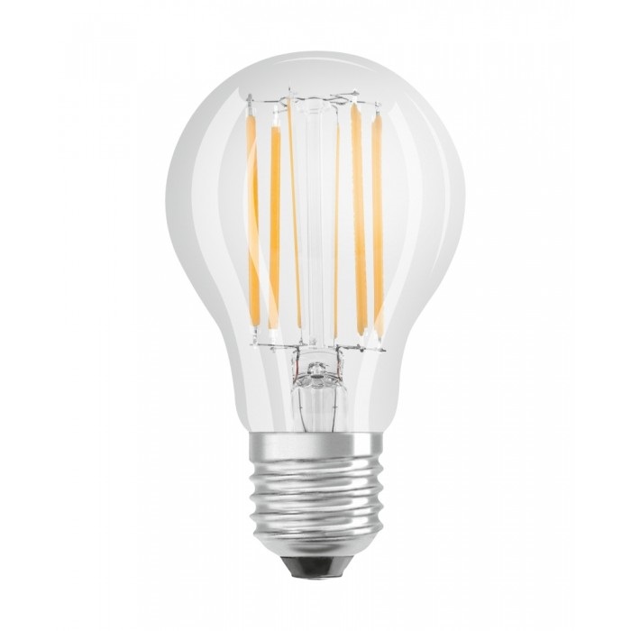 Osram Superstar átlátszó üveg búra/8,5W/1055lm/2700K/E27 dimmelhető LED körte fényforrás