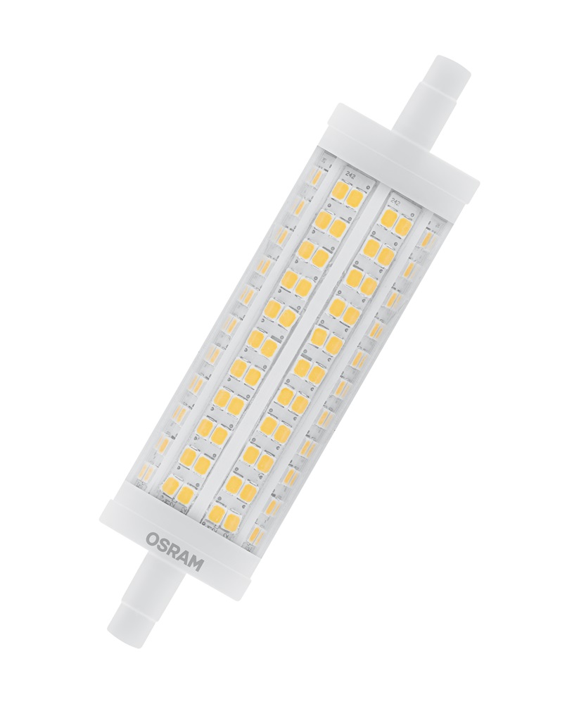 Osram Superstar műanyag búra/17,5W/2452lm/2700K/R7s dimmelhető LED ceruza izzó