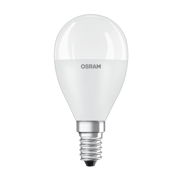 Osram Value opál búra/7W/827lm/2700K/E14 LED kisgömb izzó
