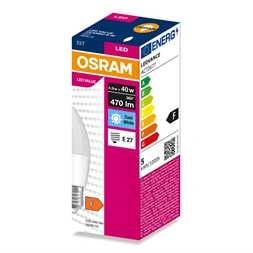 Osram Value B40 4,9W/840 E27 LED fényforrás