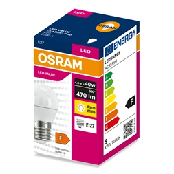 Osram Value P40 4,9W/827 E27 LED fényforrás