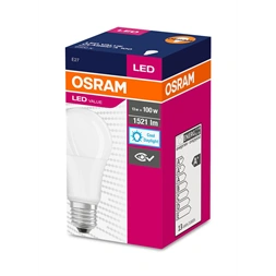 Osram Value opál búra/13W/1521lm/6500K/E27 LED körte izzó