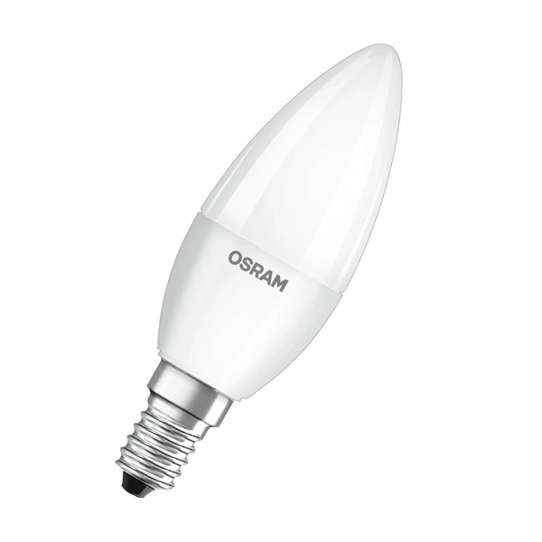 Osram Value opál búra/4,9W/840lm/4000K/E14 LED gyertya izzó