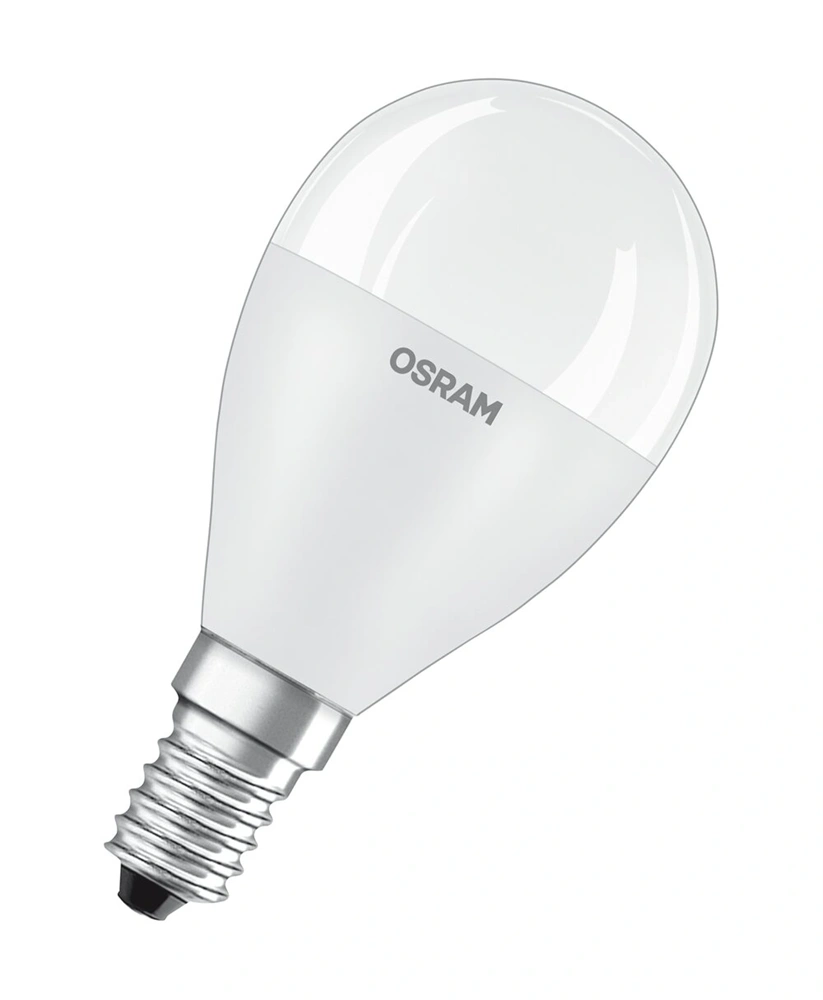 Osram Value opál búra/7W/827lm/2700K/E14 LED kisgömb izzó